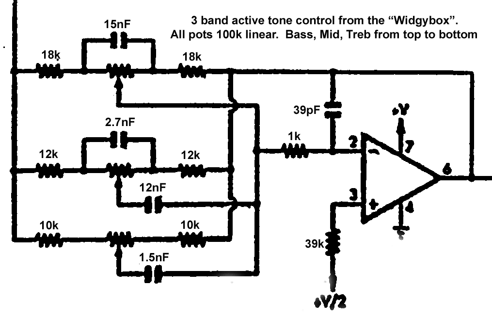 Tone control 2 ic